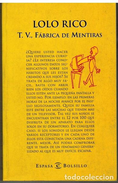 books: T.V., f&aacute;brica de mentiras- 9788423996766