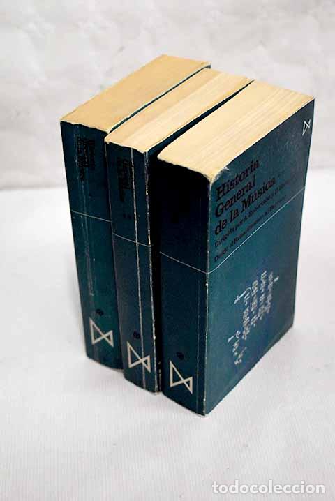 Libros: Historia general de la m&uacute;sica