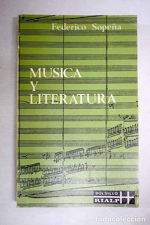 Livros em segunda m&atilde;o: M&uacute;sica y literatura: estudios.- Sope&ntilde;a Ib&aacute;&ntilde;ez, Federico