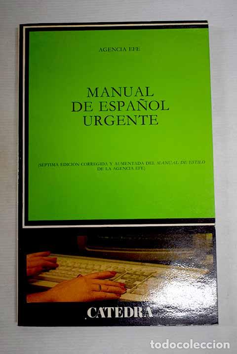 Livres: Manual de espa&ntilde;ol urgente