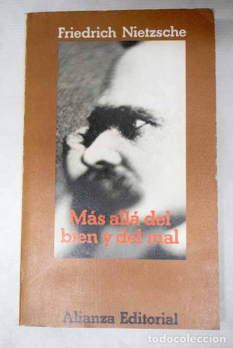 books: M&aacute;s all&aacute; del bien y del mal: preludio de una filosof&iacute;a del futuro.- Nietzsche, Friedrich