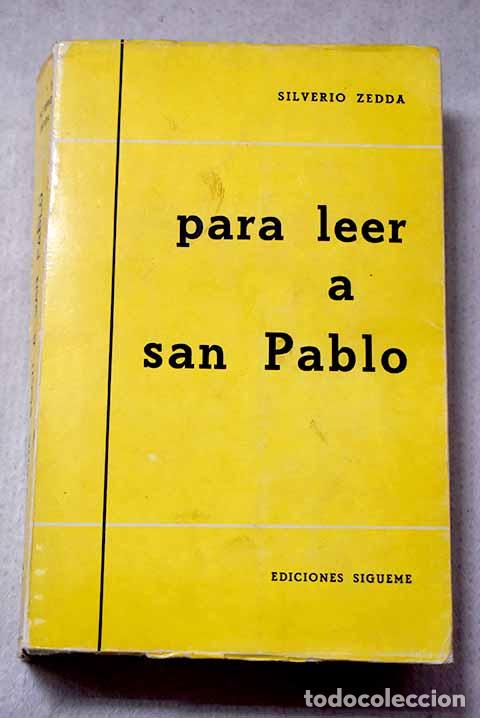 Livres: Para leer a San Pablo.- Zedda, Silverio