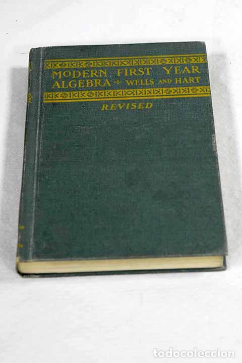 Libros: Modern first year Algebra