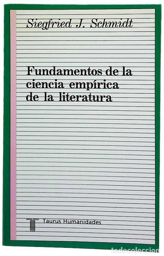 B&uuml;cher: Fundamentos de la ciencia emp&iacute;nica de la Literatura el &aacute;mbito de actuaci&oacute;n social Literatura