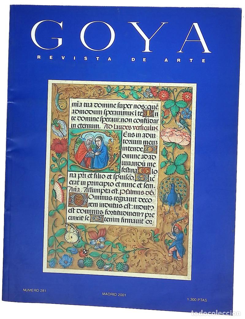Libros: Goya, revista de arte, n&uacute;mero 281