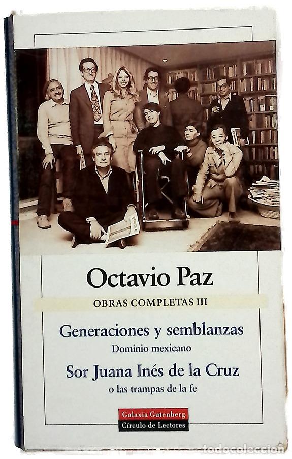 Livros em segunda m&atilde;o: Obras completas, tomo III: Generaciones y semblanzas ; Sor Juana In&eacute;s de la Cruz o las trampas de...