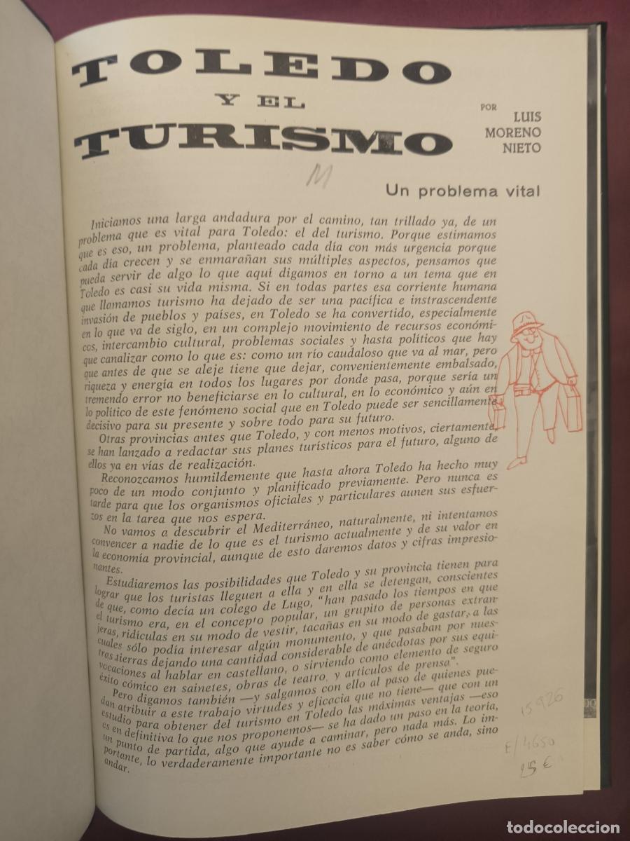 Libros: Toledo y el turismo. - Luis Moreno Nieto