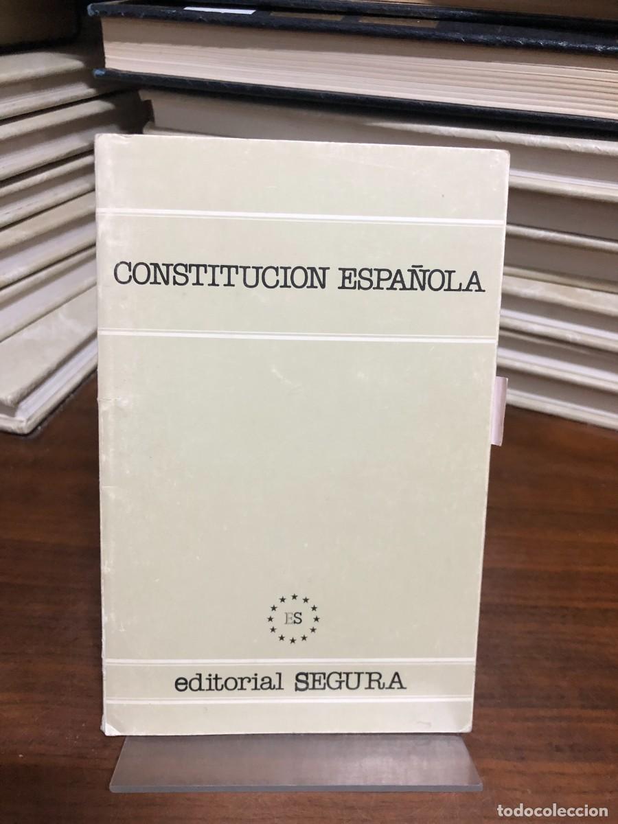 Libros: Constituci&oacute;n Espa&ntilde;ola EDITORIAL SEGURA