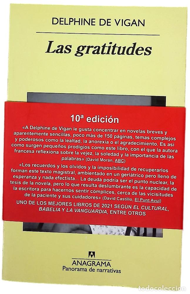 Libros: Las gratitudes - Vigan, Delphine de; Mart&iacute;n S&aacute;nchez, Pablo
