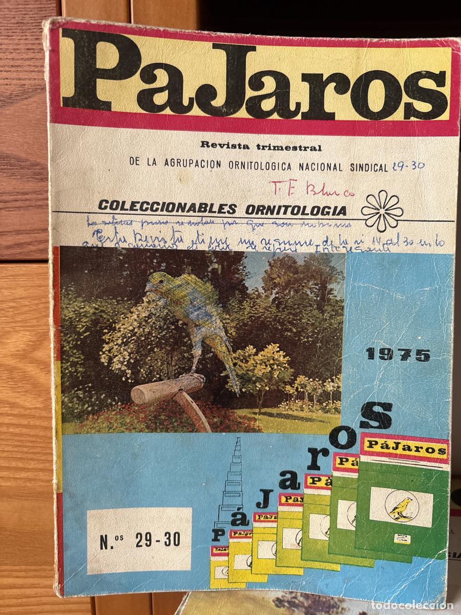 Libros: REVISTA PAJAROS. N&ordm; 29-30. A&Ntilde;O VIII. JULIO-DICIEMBRE 1975. COLECCIONABLES ORNITOLOGIA - AGRUPACION