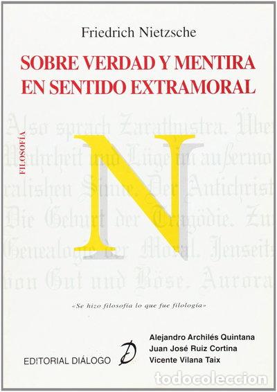Libros: Nietzsche. Sobre verdad y mentira en sentido extramoral- 9788495333087