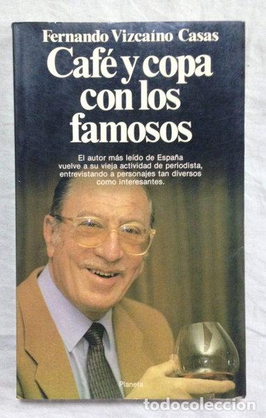 Libros: Caf&eacute; y copa con los famosos- 9788432044588