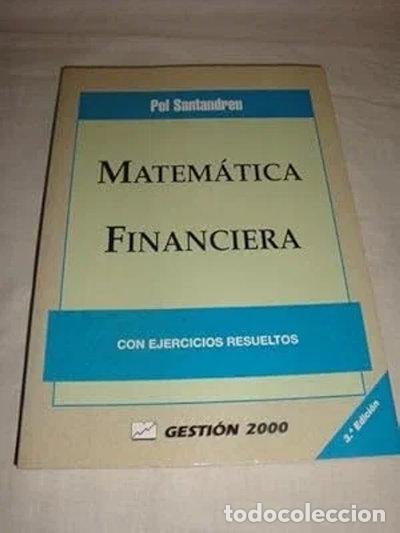 Libros: Matem&aacute;tica financiera- 9788480885607
