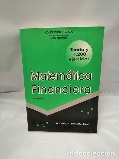 Libros: Matem&aacute;tica financiera- 9788487854101