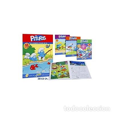 Libros: Los Pitufos. Leo y completo al borde del r&iacute;o- 9788499391724