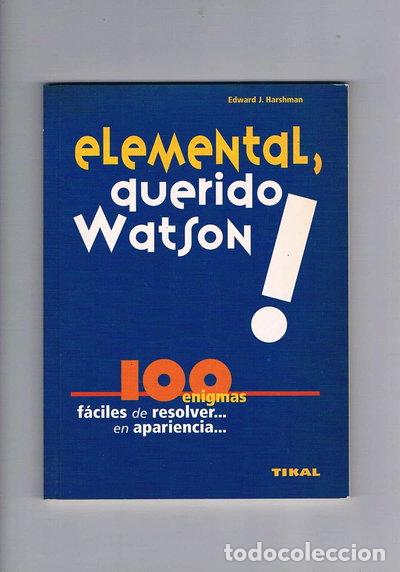 Libros: Elemental, querido Watson- 9788430587360