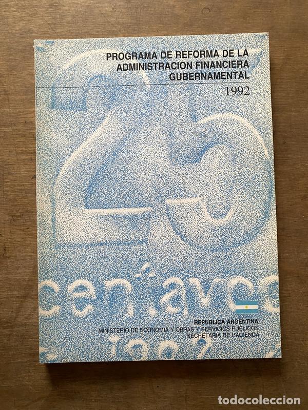 Libros: Programa de Reforma de la Administracion Financiera Gubernamental - - - Foto 1