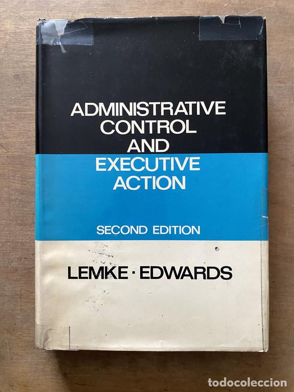 Libri di seconda mano: Administrative Control and Executive Action - Lemke &middot; Edwards