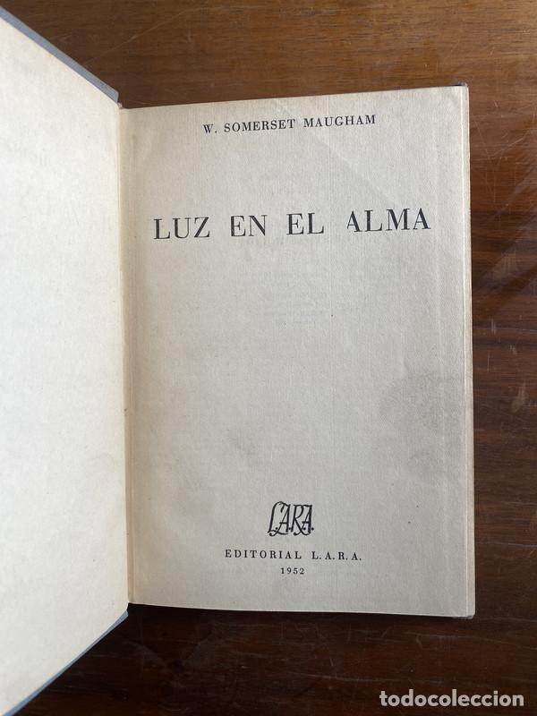Libros: Luz en el alma - Maugham W. Somerset
