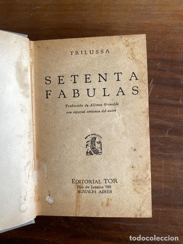 Libros: Setenta Fabulas - Trilussa