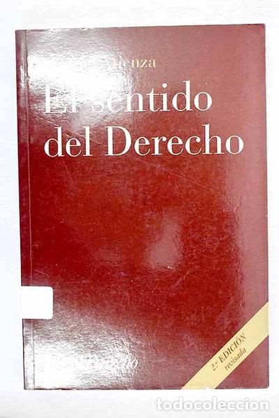 Libros: El sentido del derecho- 9788434432321