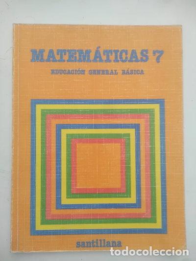 Libros: Matem&aacute;ticas 7/8- 9788429420845