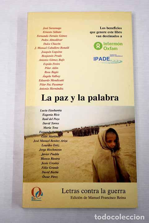 Libros: La paz y la palabra: letras contra la guerra