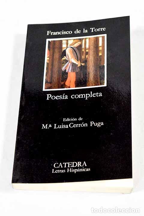 Livros em segunda m&atilde;o: Poes&iacute;a completa: Torre, Francisco de la.- Torre, Francisco de la