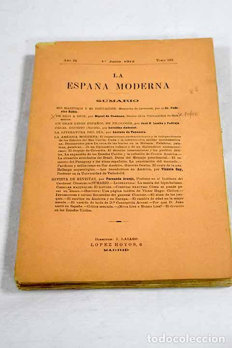 B&uuml;cher: La Espa&ntilde;a Moderna. N&ordm; 283