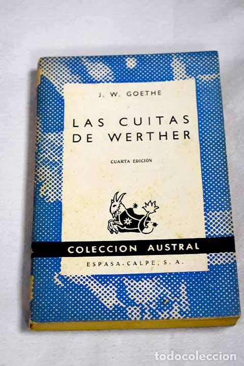 books: Las cuitas de Werther.- Goethe, Johann Wolfgang von