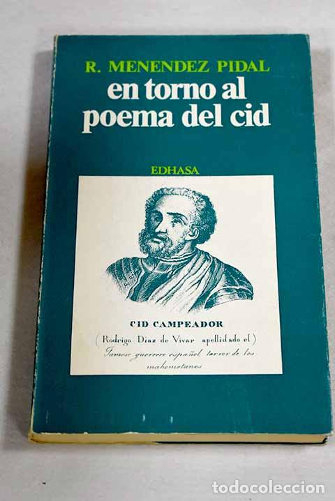 books: En torno al poema del Cid.- Men&eacute;ndez Pidal, Ram&oacute;n
