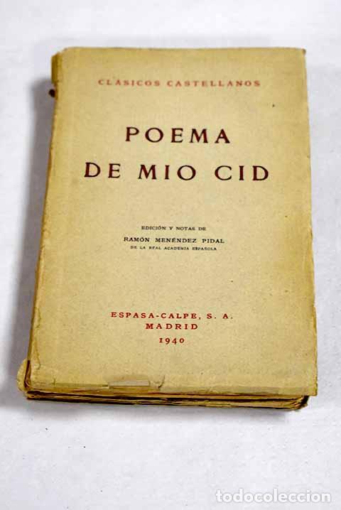 books: Poema de Mio Cid: : Espasa-Calpe.