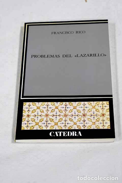Livres: Problemas del Lazarillo.- Rico, Francisco