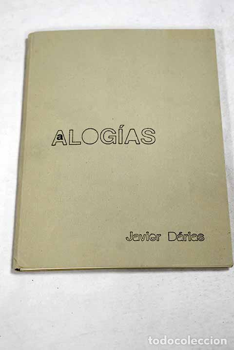 B&uuml;cher: Alog&iacute;as: Darias, Javier.- Darias, Javier