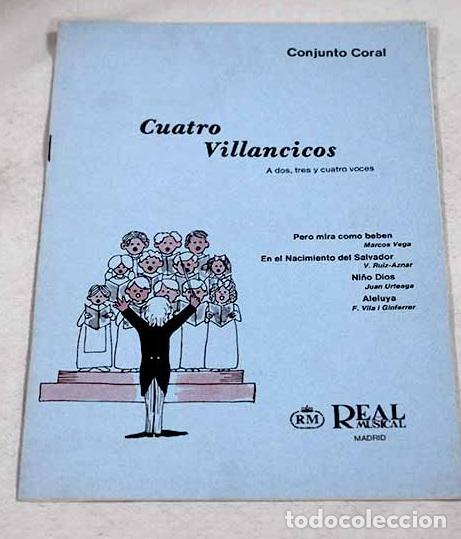 B&uuml;cher: Cuatro villancicos populares: a dos, tres y cuatro voces