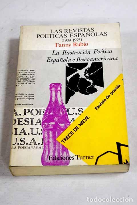 Libros: Revistas po&eacute;ticas espa&ntilde;olas, 1939-1975.- Rubio, Fanny