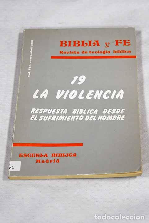books: Biblia y fe: revista. N&ordm; 19