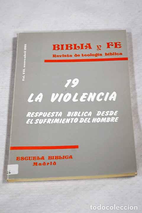 books: Biblia y fe: revista. N&ordm; 19