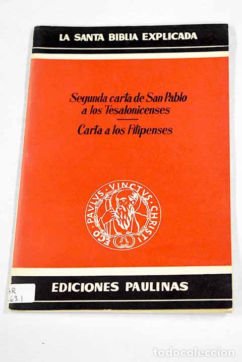 books: Segunda carta a los tesalonicenses.- Pablo, San