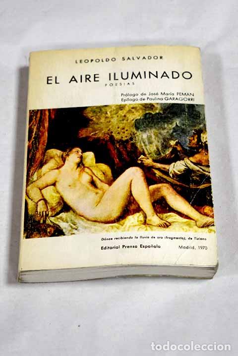 books: El aire iluminado [poes&iacute;as].- Salvador, Leopoldo