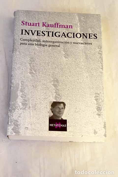 Livros em segunda m&atilde;o: Investigaciones: Kauffman, Stuart.- Kauffman, Stuart
