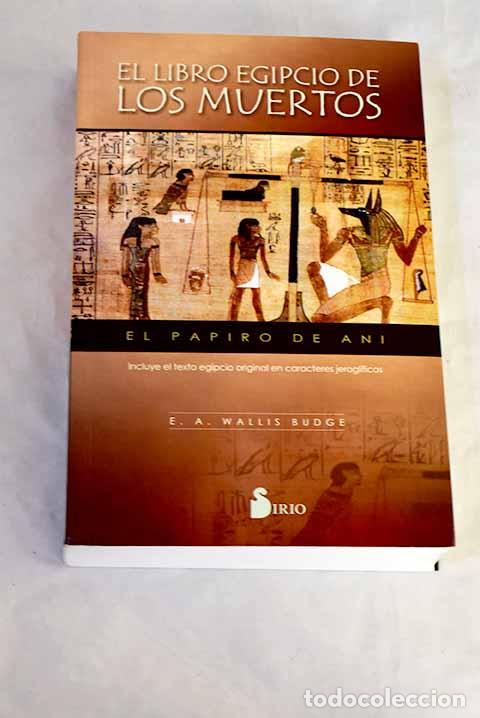 Libros: El libro egipcio de los muertos