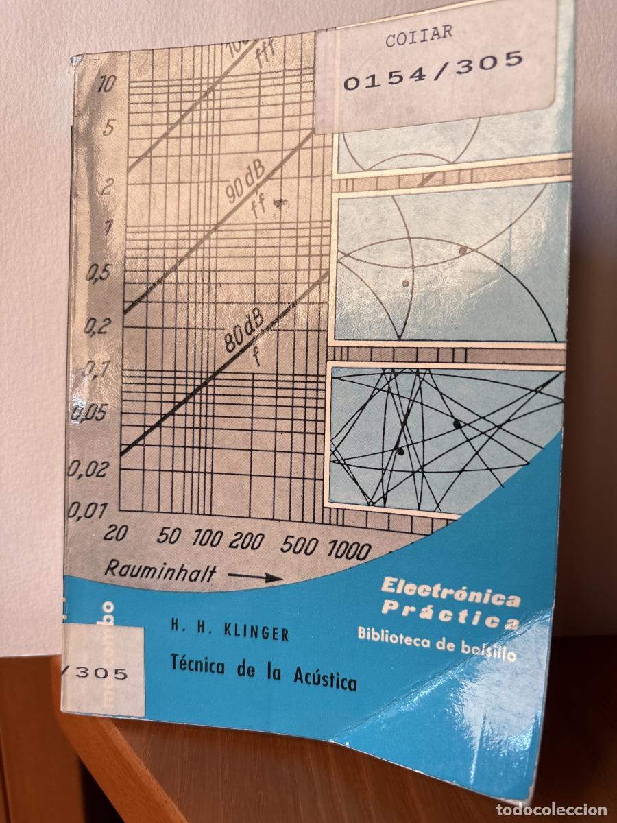 Libri di seconda mano: TECNICA DE LA ACUSTICA - H. H . KLINGER TRADUCE JOSELUIS VILLODAS IBA&Ntilde;EZ TDK747