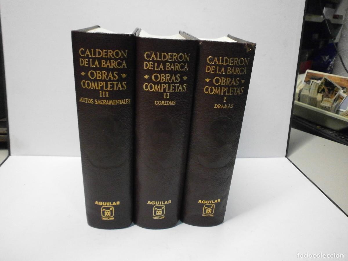 B&uuml;cher: aguilar obras completas calderon de la barca buen estado