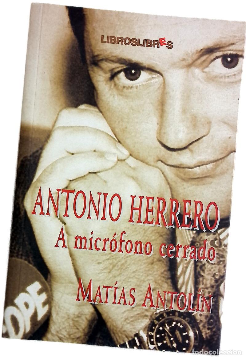books: Antonio Herrero a micr&oacute;fono cerrado