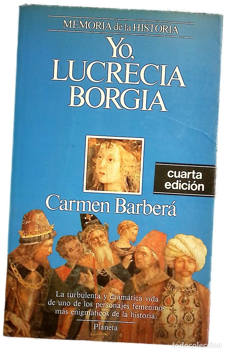 books: Yo, Lucrecia Borgia - Barber&aacute;, Carmen