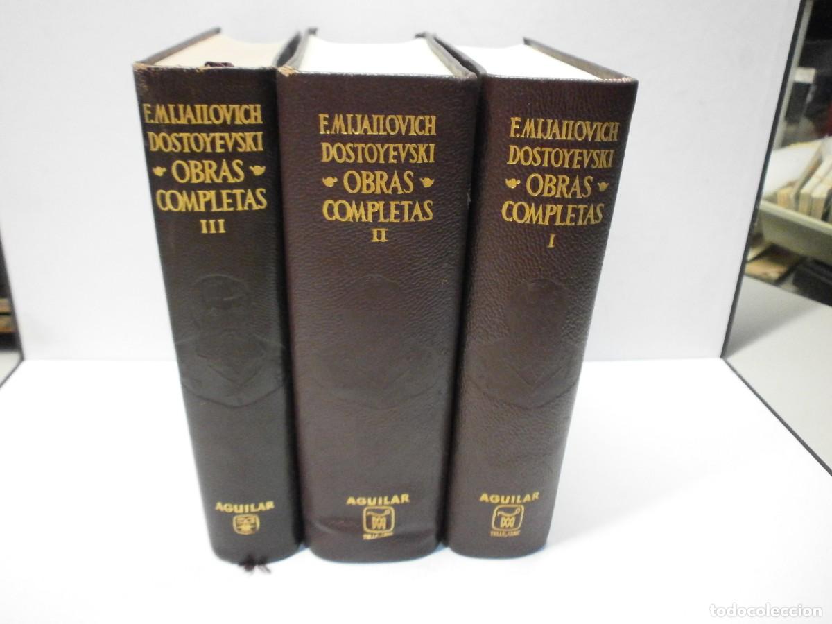 Libros: aguilar obras completas f. mijailovich dostoyevski buen estado