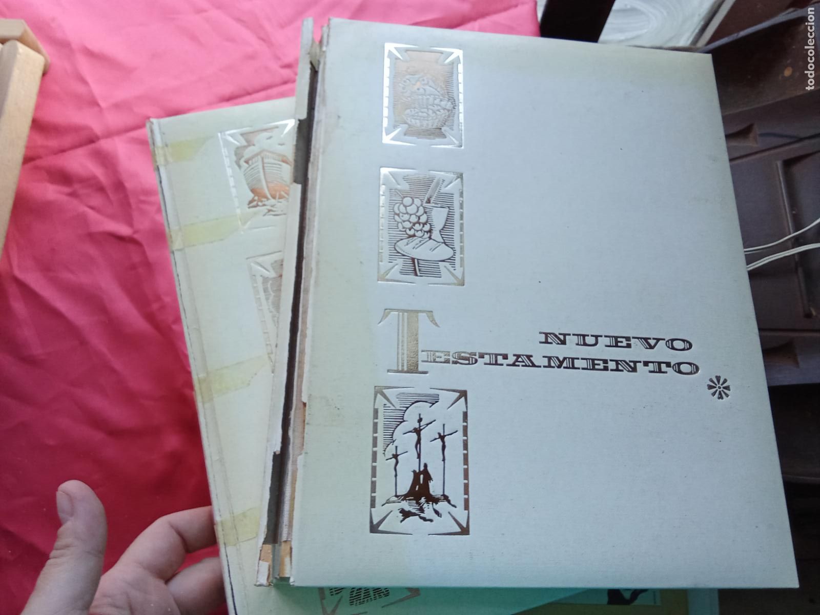 Libros: Antiguo testamente y Nuevo Testamente. Q.1028 - Foto 3