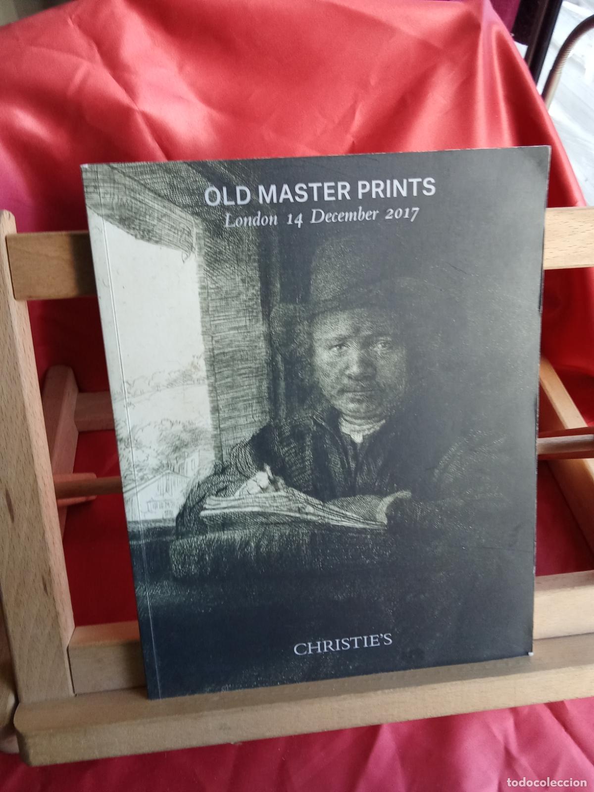 Libros: Old master prints. London 14 December 2017 Q.1034 ingl&eacute;s