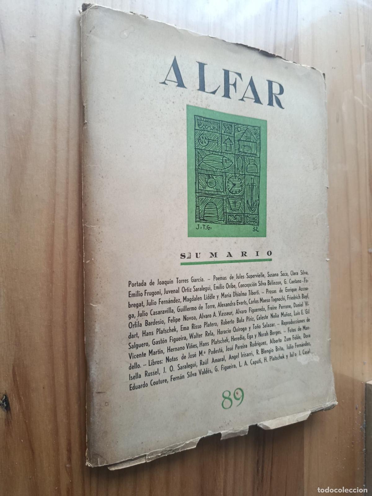 Libros: Revista Alfar N&deg; 89 (Uruguay) - Varios